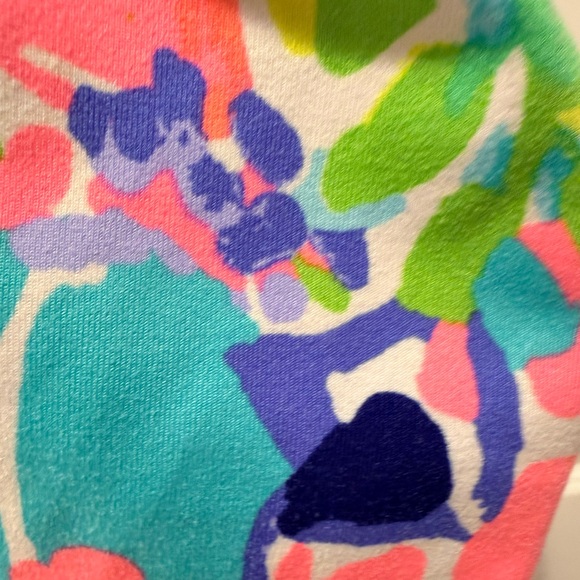 Lilly Pulitzer Luxletic Leggings High Rise Midi Weekender Gumbo Limbo Size M - Picture 3 of 3
